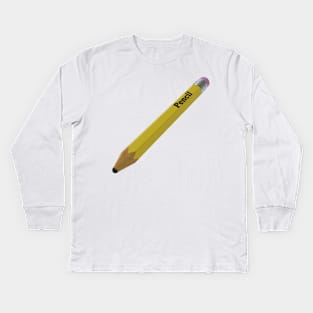 Pencil on a Pencil Kids Long Sleeve T-Shirt